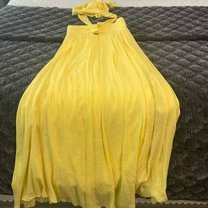 Yellow Maxi Dress. Size small